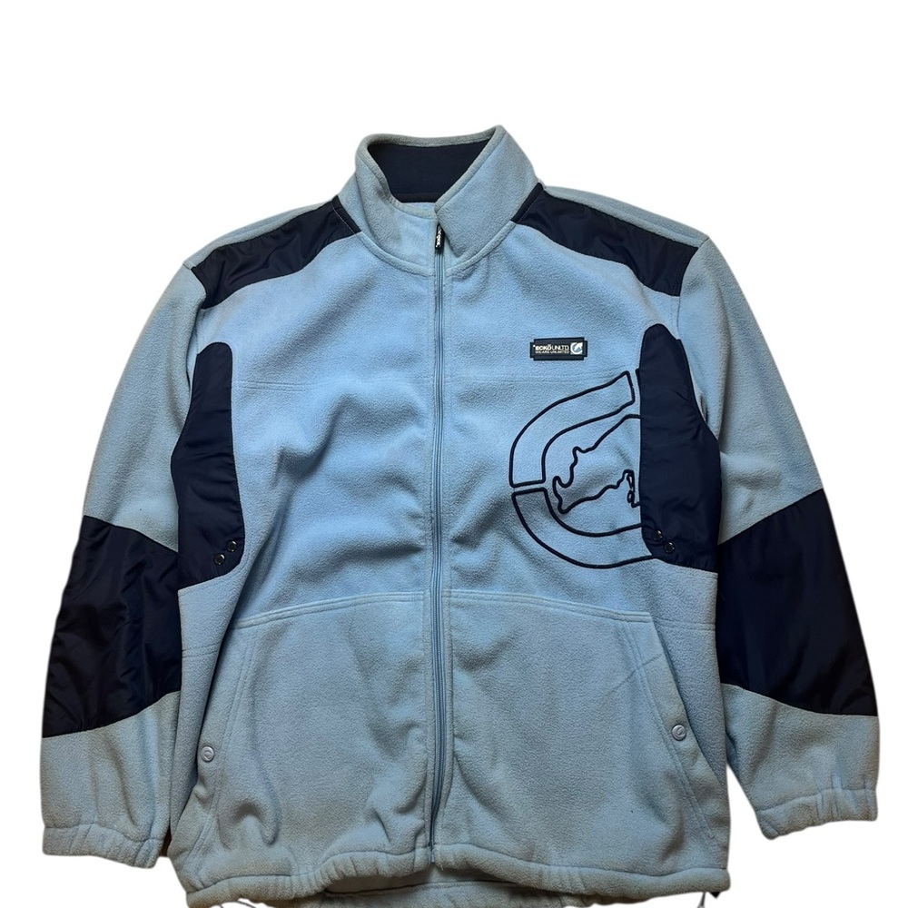 Ecko Unltd Light Blue and Black Jacket